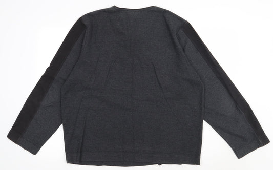 Burton Mens Grey  Cotton Pullover Sweatshirt Size L