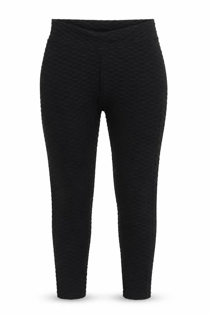 Preworn Womens Black  Nylon Carrot Leggings Size L L29 in