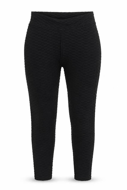Preworn Womens Black  Nylon Carrot Leggings Size L L29 in