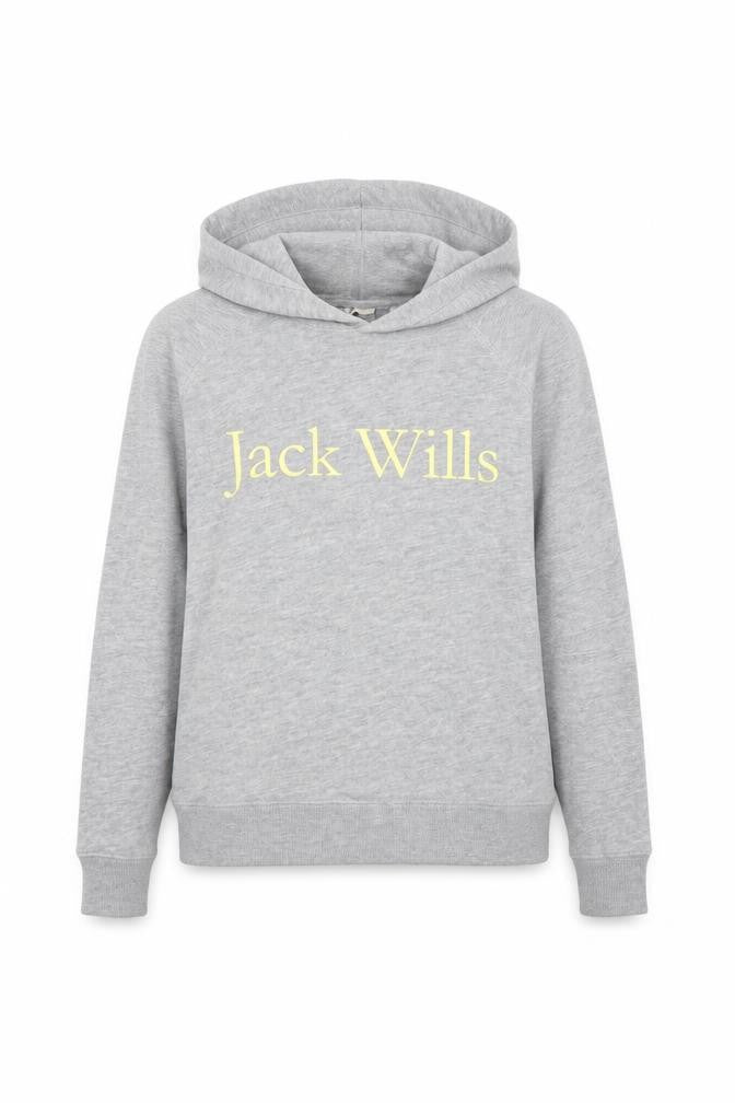 Womens UK 6 Regular Jack Wills Grey Pullover Hoodie