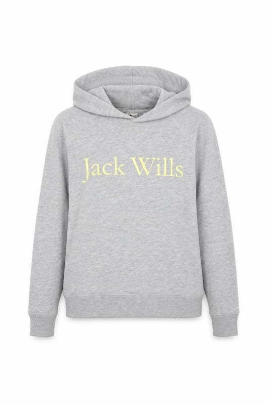Womens UK 6 Regular Jack Wills Grey Pullover Hoodie