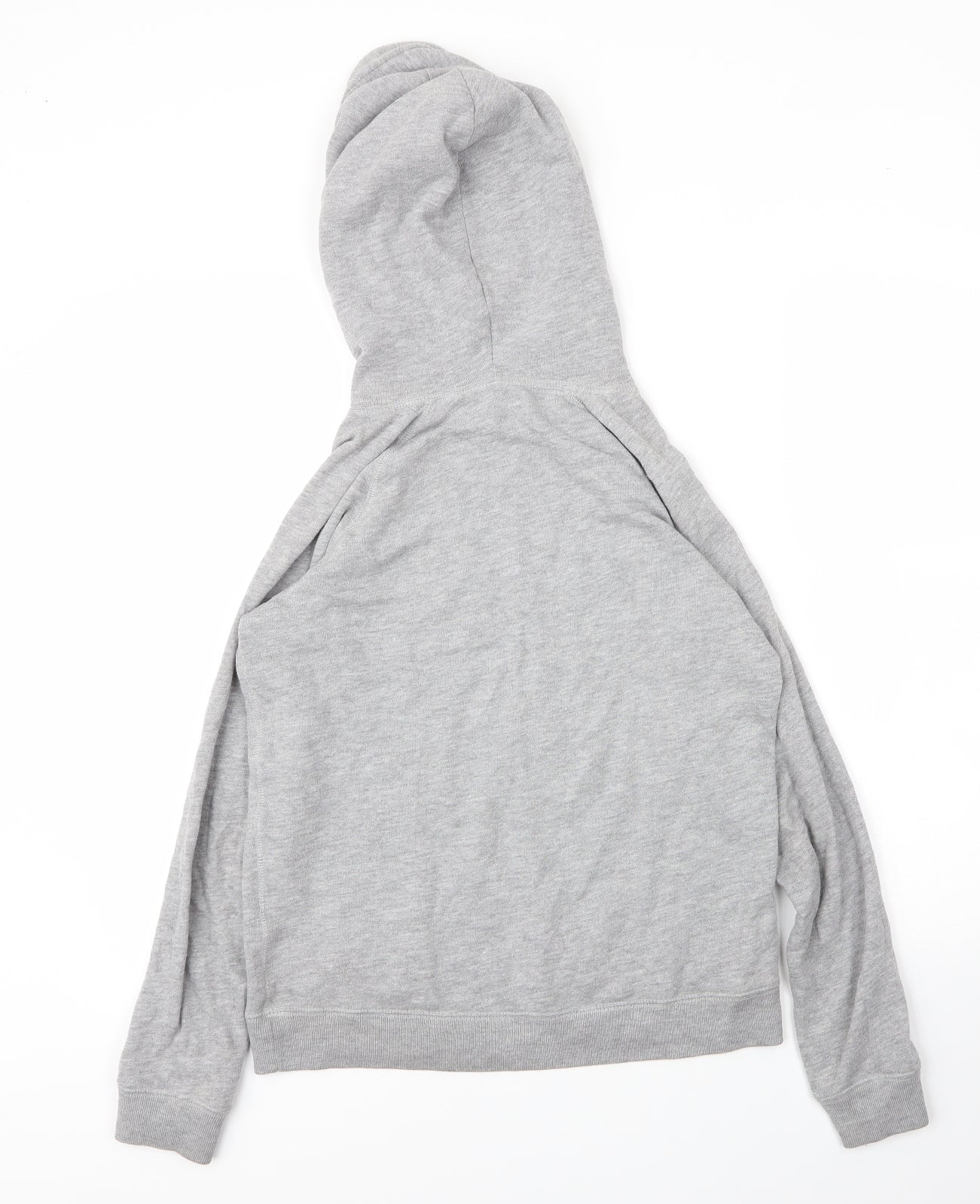 Jack Wills Womens Grey  Cotton Pullover Hoodie Size 6