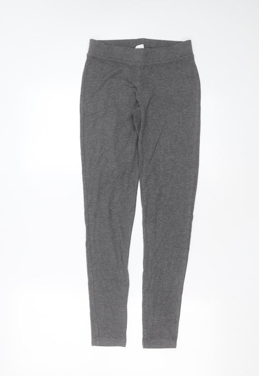 Gap Womens Grey  Viscose Carrot Leggings Size S L28 in