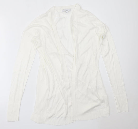 NEXT Womens White Round Neck  Acrylic Pullover Jumper Size 8