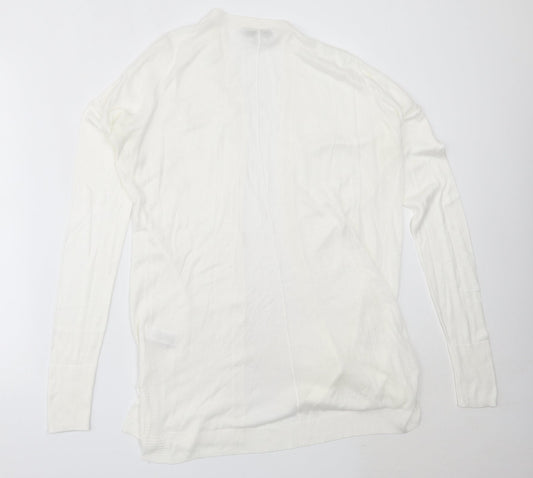 NEXT Womens White Round Neck  Acrylic Pullover Jumper Size 8