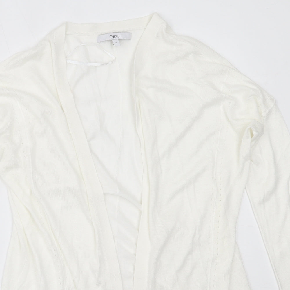 NEXT Womens White Round Neck  Acrylic Pullover Jumper Size 8