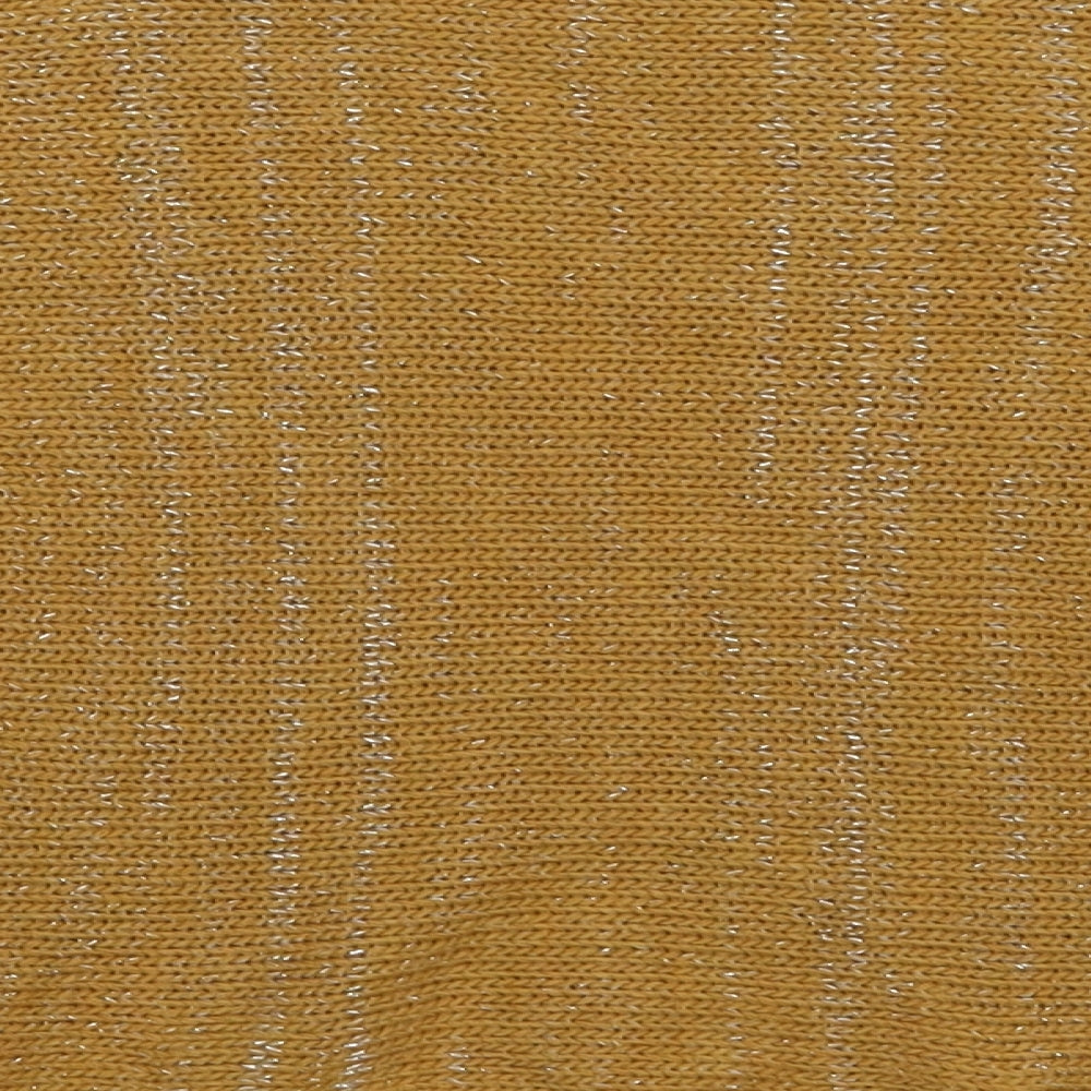 Amanti Womens Yellow  Acrylic Pullover Sweatshirt Size S  Pullover