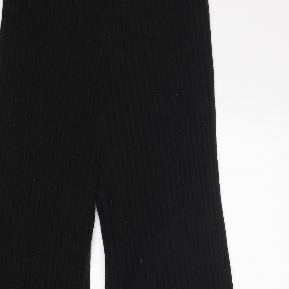 Misspap Womens Black  Viscose Sweatpants Trousers Size S L30 in Regular