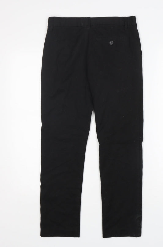 NEXT Boys Black  Polyester Dress Pants Trousers Size 12 Years  Regular