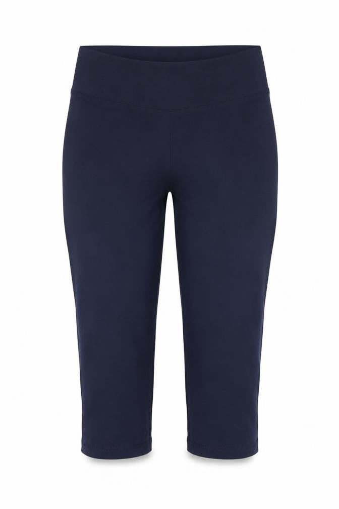M&S Womens Blue  Viscose Chino Leggings Size 10 L21 in
