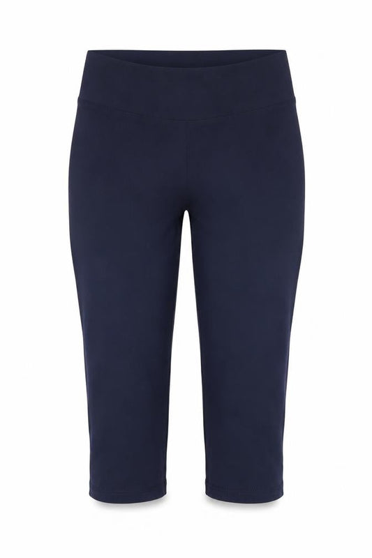 M&S Womens Blue  Viscose Chino Leggings Size 10 L21 in