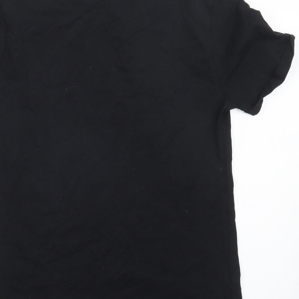 NEXT Womens Black  Cotton Top Lounge Set Size S