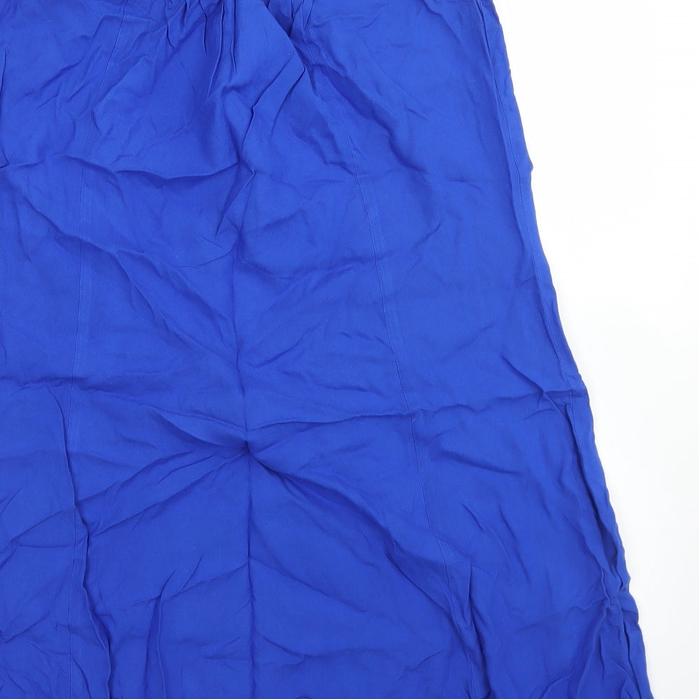 Bonmarché Womens Blue  Viscose Tank Dress  Size 12  Round Neck