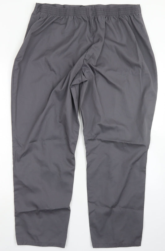 Alexandra Womens Grey  Polyester Dress Pants Trousers Size 22 L27 in Regular