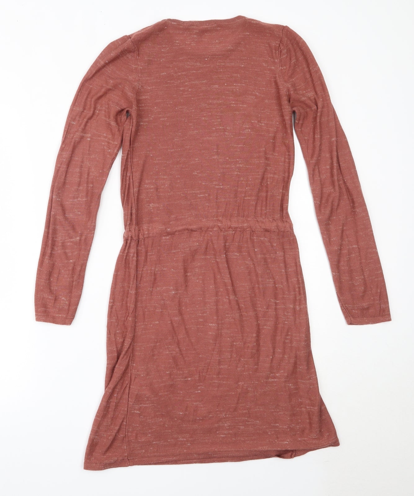 ASOS Womens Pink  Acrylic Fit & Flare  Size 8  Round Neck