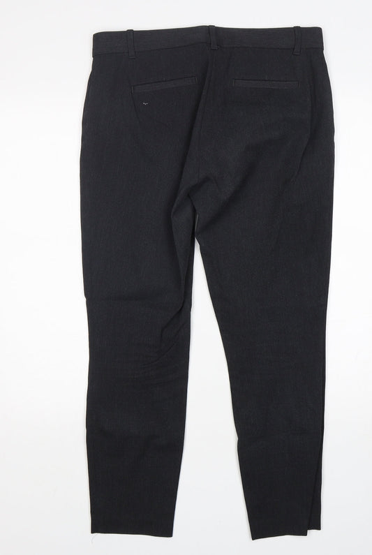 Gap Womens Grey  Cotton Trousers  Size 8 L27 in Slim