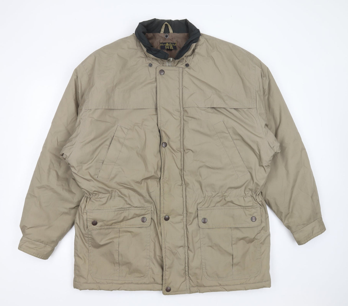 CLASSIC STYLE Mens Green   Jacket Coat Size L  Zip