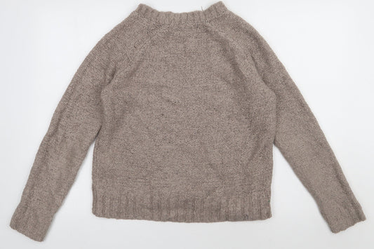 Primark Womens Brown  Acrylic Pullover Sweatshirt Size M  Pullover