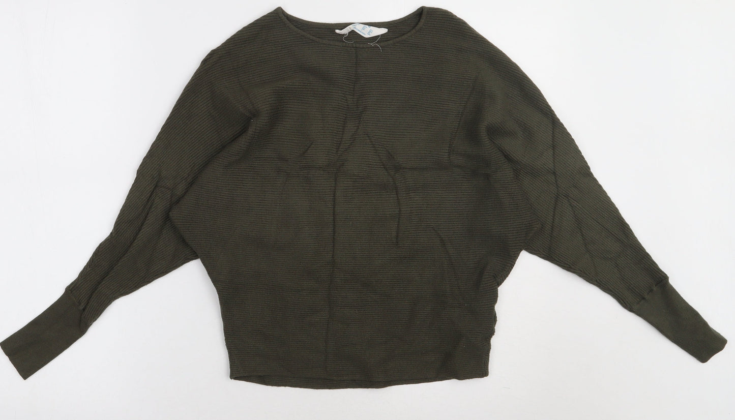Primark Womens Green  Viscose Pullover Sweatshirt Size S  Pullover