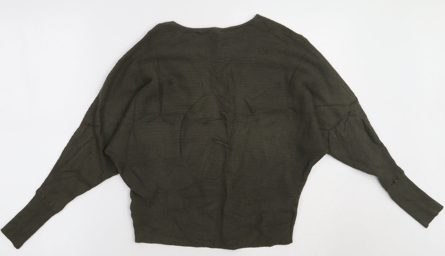 Primark Womens Green  Viscose Pullover Sweatshirt Size S  Pullover