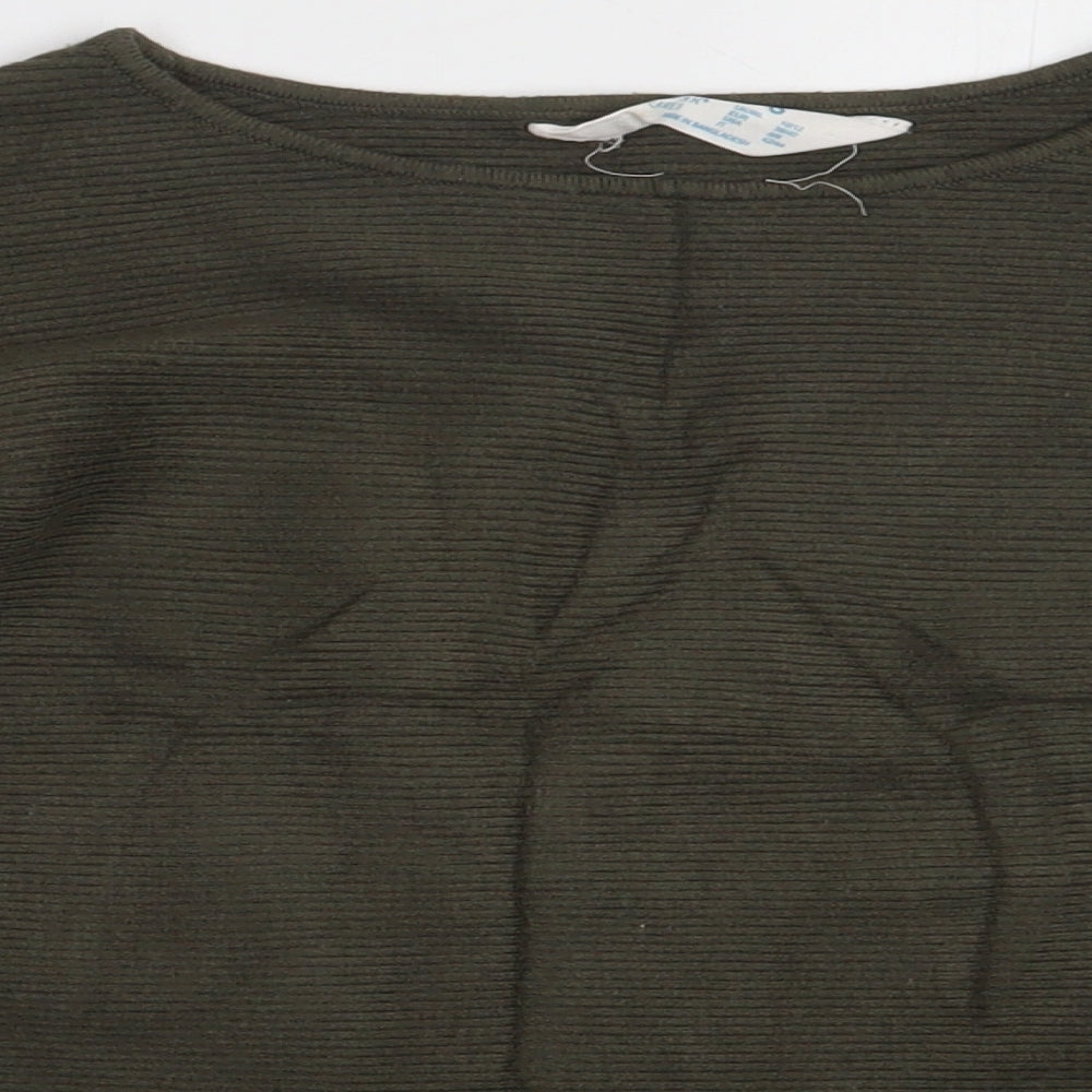 Primark Womens Green  Viscose Pullover Sweatshirt Size S  Pullover