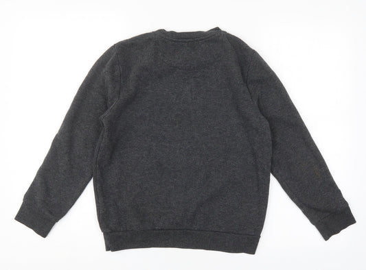 Primark Boys Grey  Cotton Pullover Sweatshirt Size 11-12 Years  Pullover - Harlem