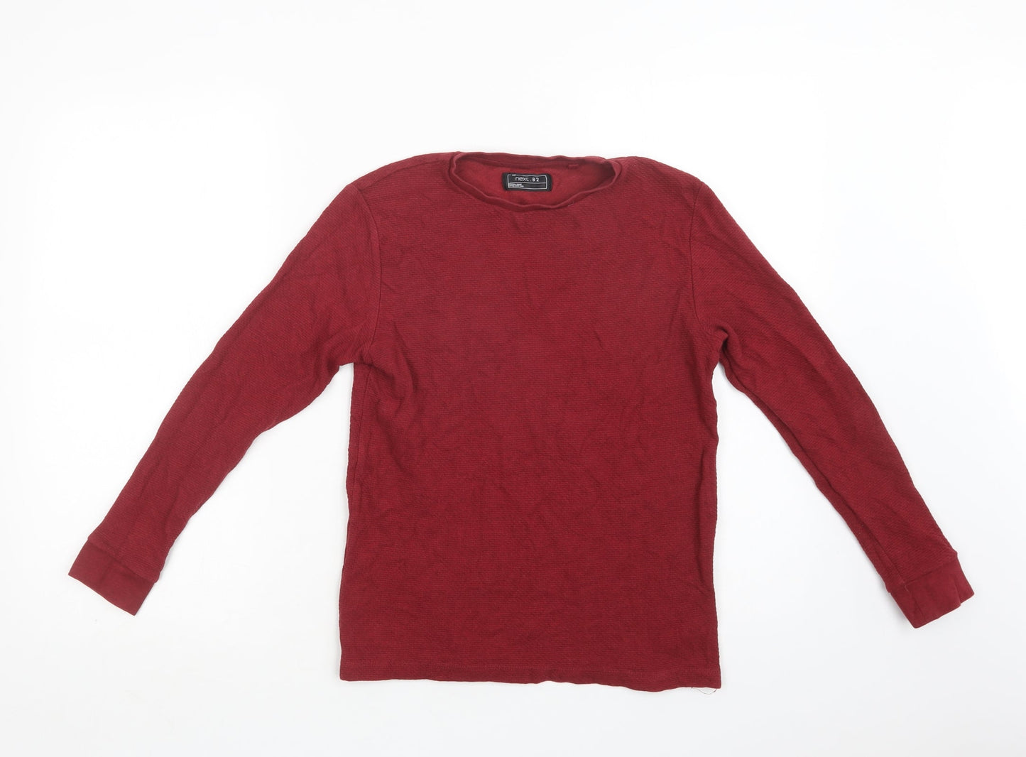 NEXT Boys Red  Cotton Pullover Sweatshirt Size 10 Years