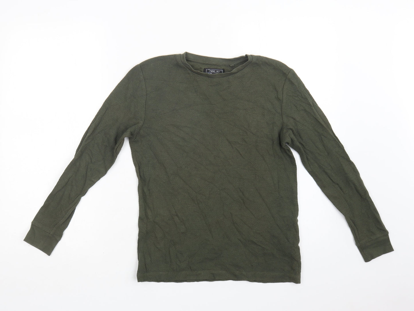 NEXT Boys Green  Cotton Pullover Sweatshirt Size 10 Years