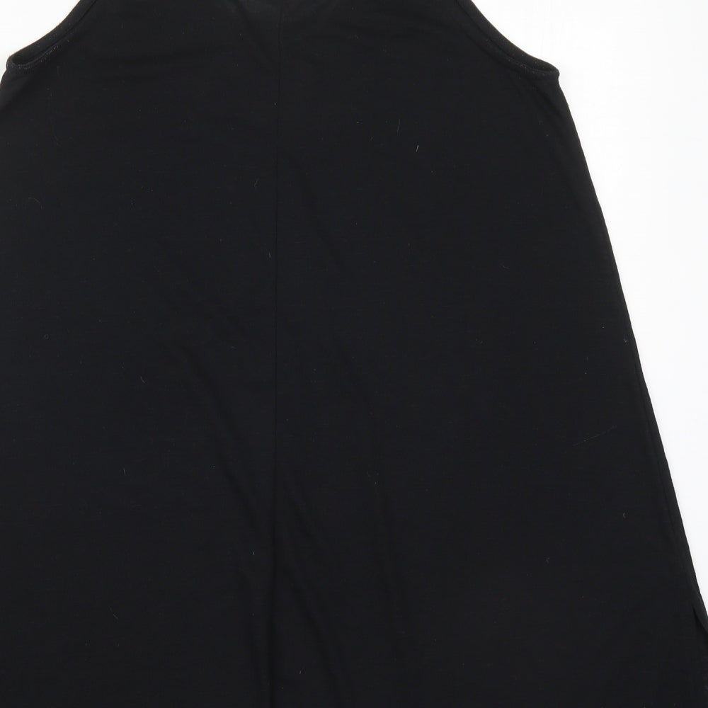 George Womens Black  Polyester Tank Dress  Size M  Scoop Neck Pullover