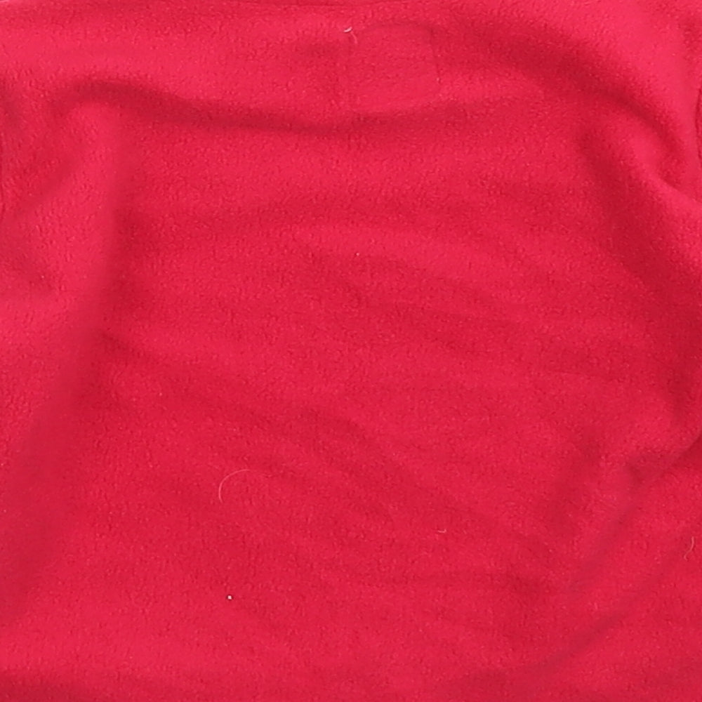 Primark Girls Red  Polyester Pullover T-Shirt Size 12-18 Months Crew Neck Button - Mickey Mouse