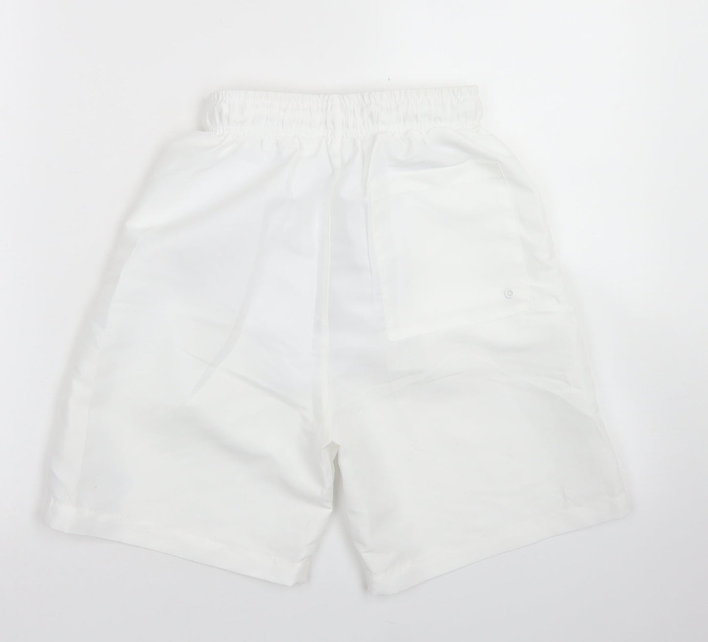 Aeropostale Mens White  Polyester Athletic Shorts Size XS L6 in Regular Drawstring