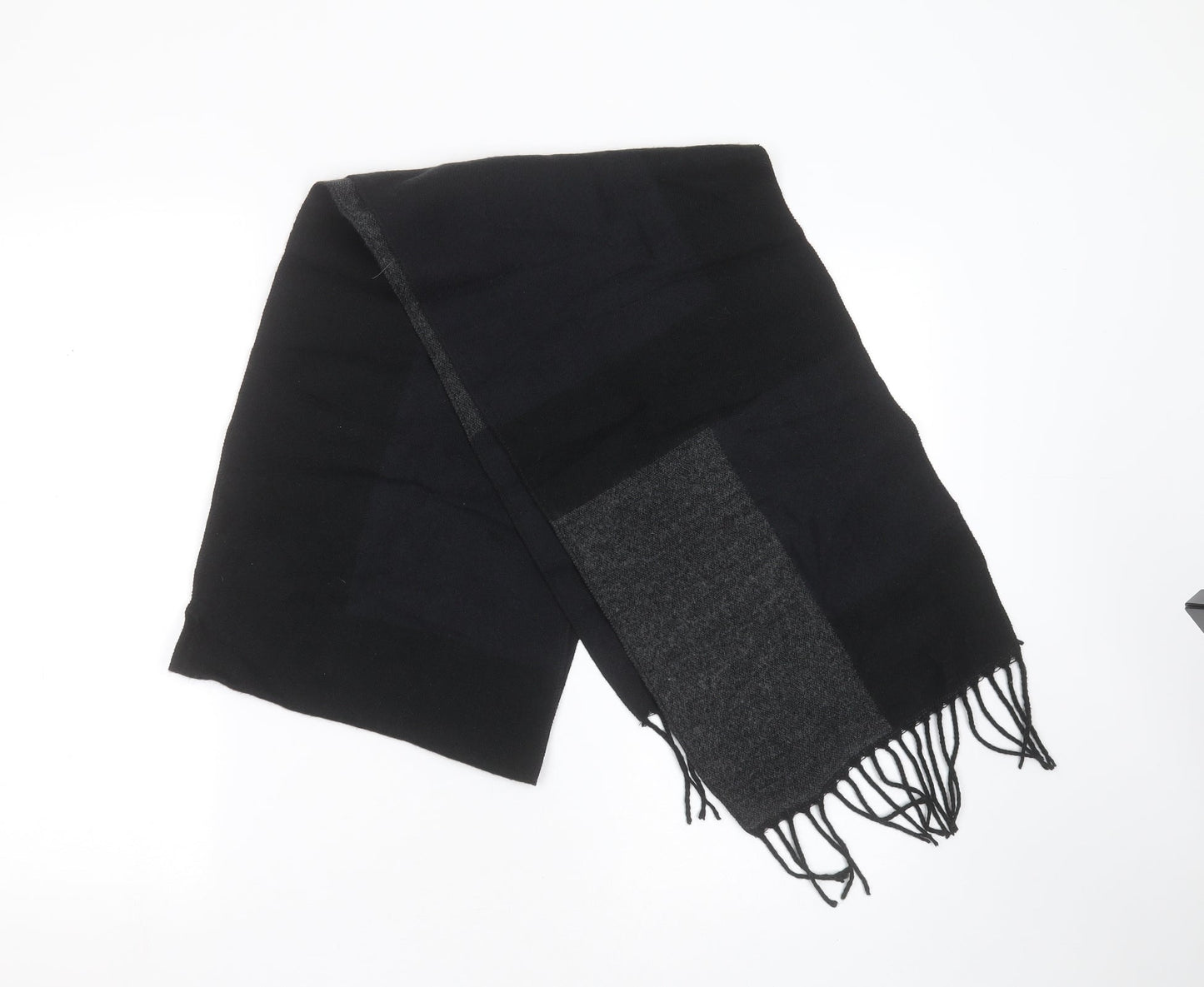 Preworn Unisex Black  Polyester  Scarf