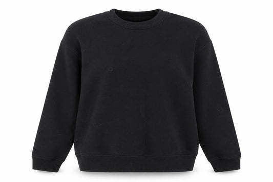 Primark Womens Black  Cotton Pullover Sweatshirt Size M