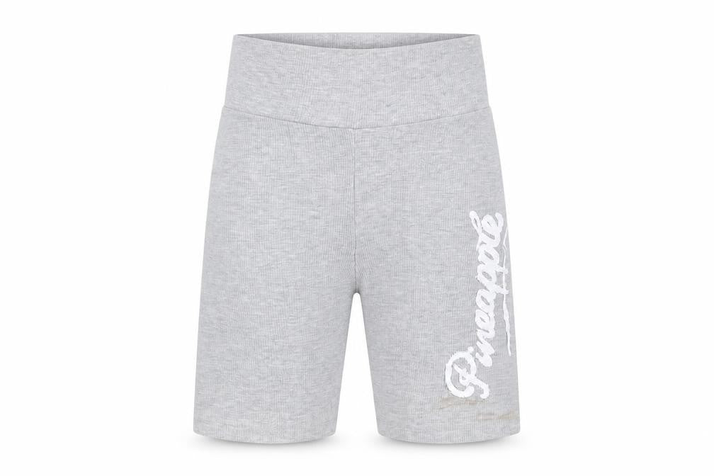 Pineapple dance studios Womens Grey  Polyester Biker Shorts Size XS L7 in Extra-Slim
