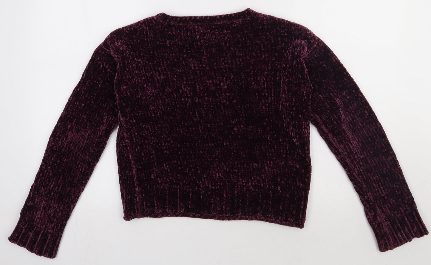 miss evie Girls Purple  Polyester Pullover Sweatshirt Size 11-12 Years  Pullover