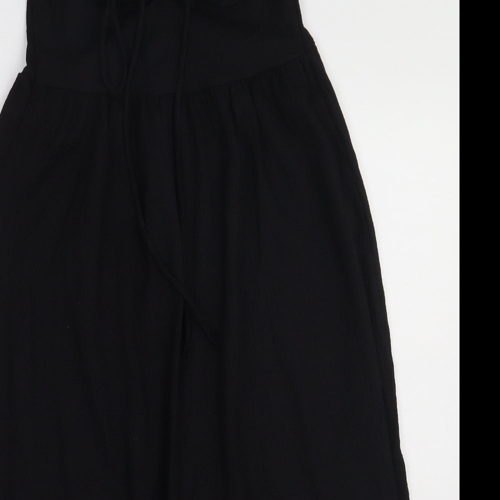 H&M Womens Black  Polyester A-Line  Size S  Off the Shoulder Pullover