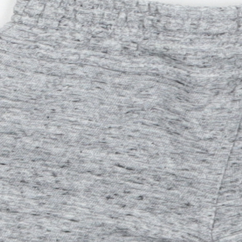F&F Baby Grey  Cotton Jogger Trousers Size 9-12 Months  Drawstring