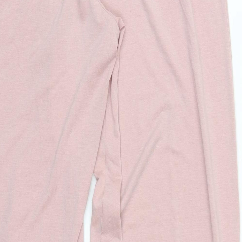 Preworn Womens Pink  Viscose Trousers  Size 28 in L28 in Regular  - Pyjama Pants