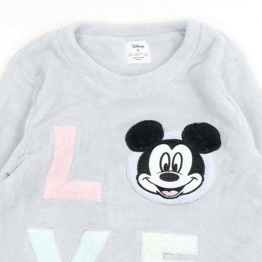 Primark Womens Grey  Polyester Top Pyjama Top Size XS   - Disney