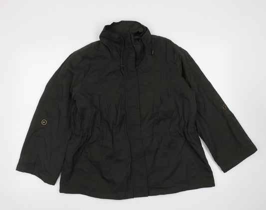 New Look Womens Green   Jacket  Size 16  Zip