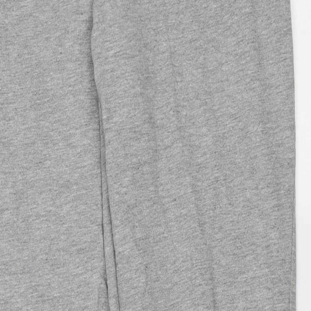 ASOS Womens Grey  Cotton Jogger Trousers Size 6 L27 in Regular Drawstring