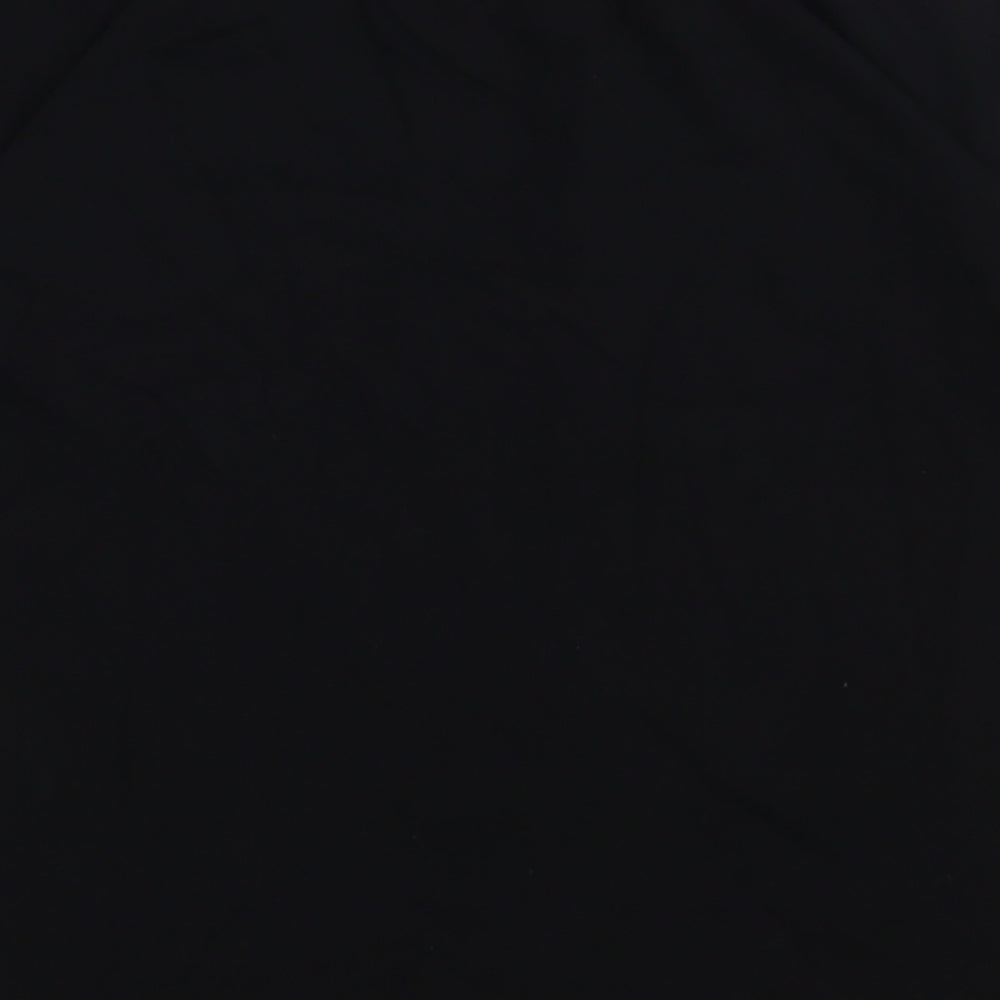 Matalan Boys Black  Cotton Basic T-Shirt Size 10 Years Crew Neck Pullover - this is our future