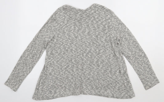 River Island Womens Beige  Cotton Pullover Sweatshirt Size 12  Pullover
