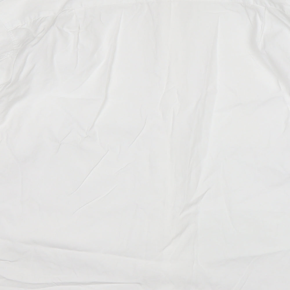 Gap Womens White  Cotton Basic Button-Up Size L Collared