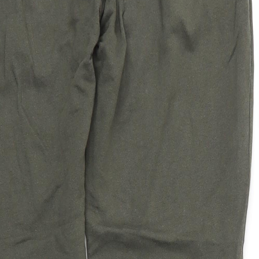 Select Womens Green  Cotton Sweatpants Trousers Size 12 L26 in Regular
