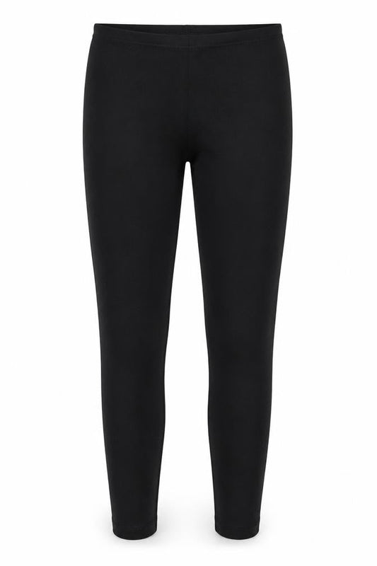 Wardrobe Womens Black  Cotton Capri Leggings Size 12 L27.5 in