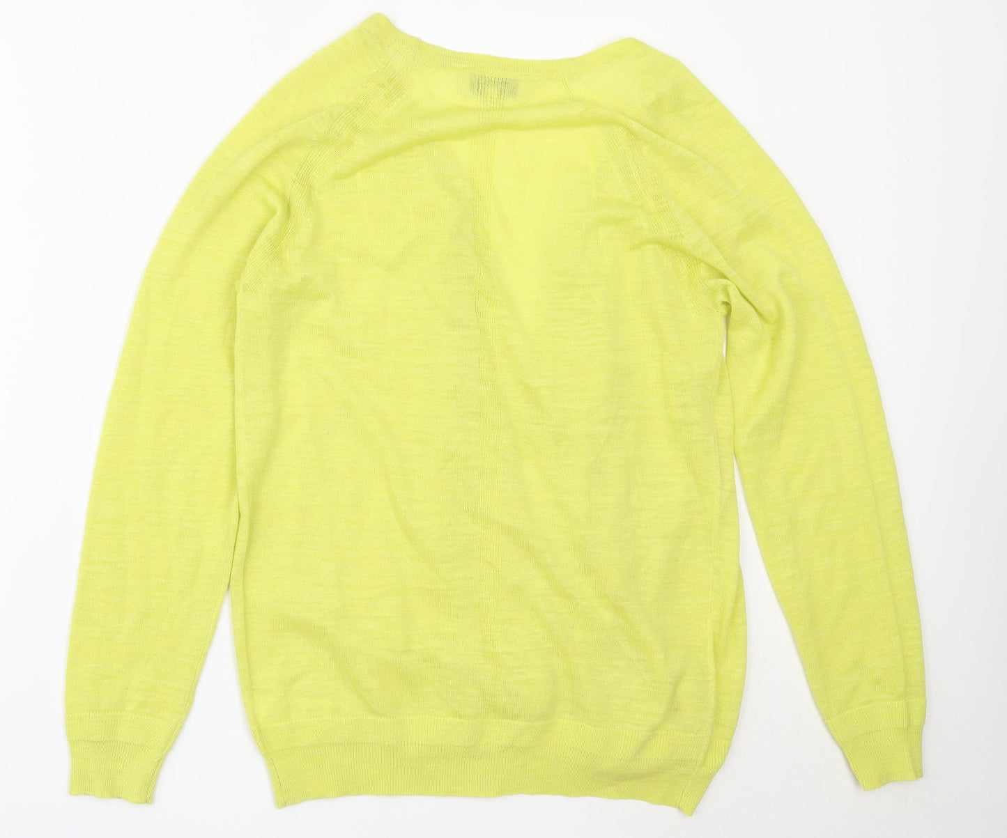NEXT Womens Green Round Neck  Acrylic Cardigan Jumper Size 12