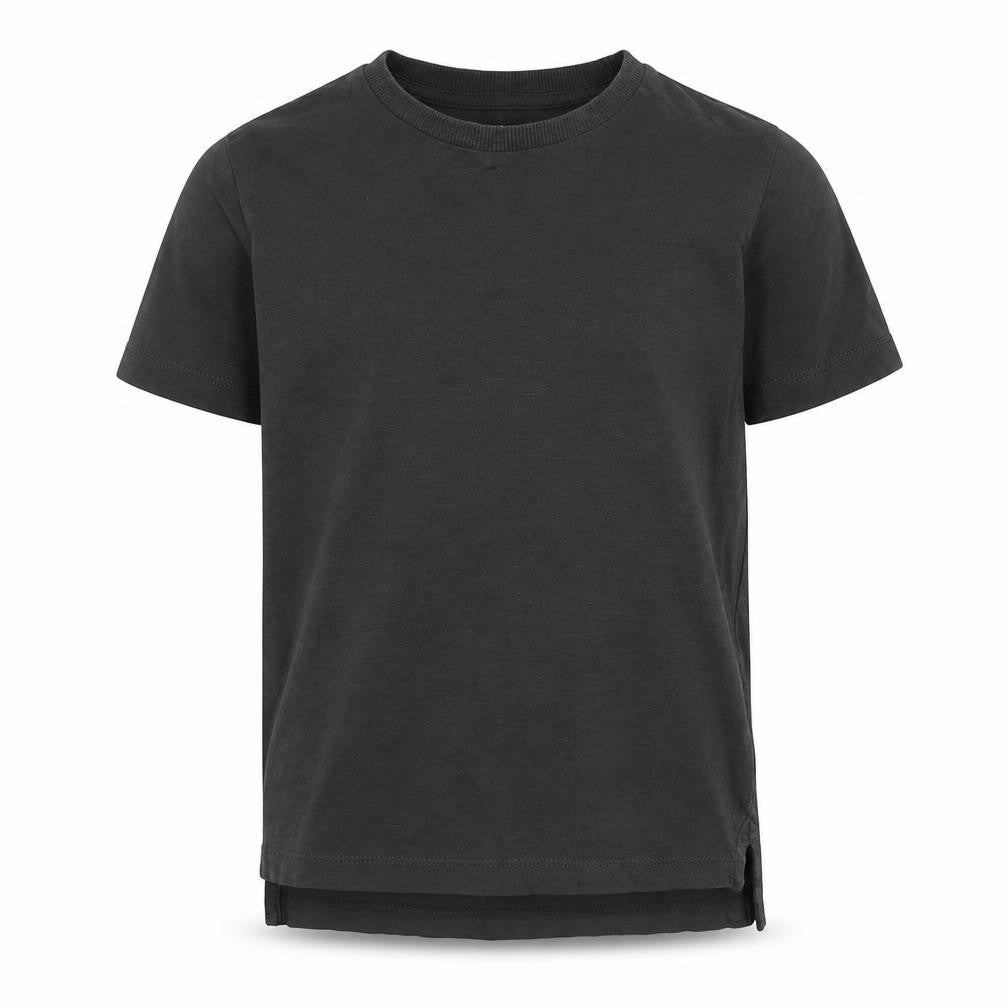 NEXT Boys Grey  Cotton Basic T-Shirt Size 4 Years Crew Neck Pullover
