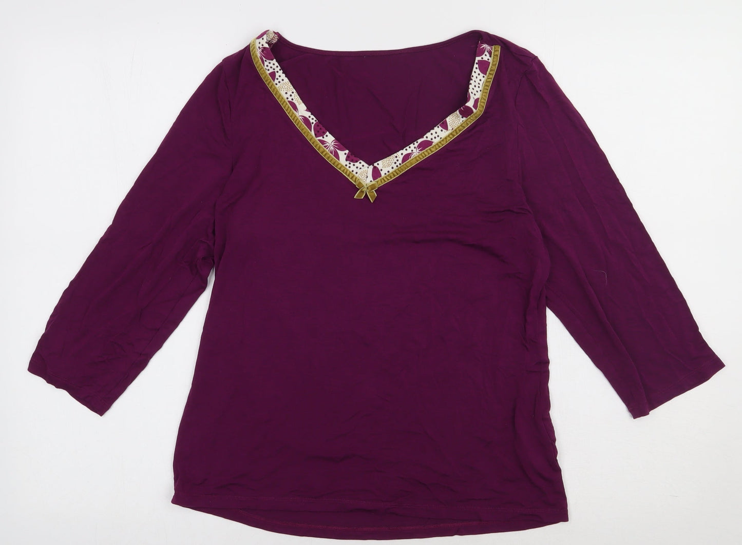 Marks and Spencer Womens Pink  Viscose Pullover Sweatshirt Size 14  Pullover