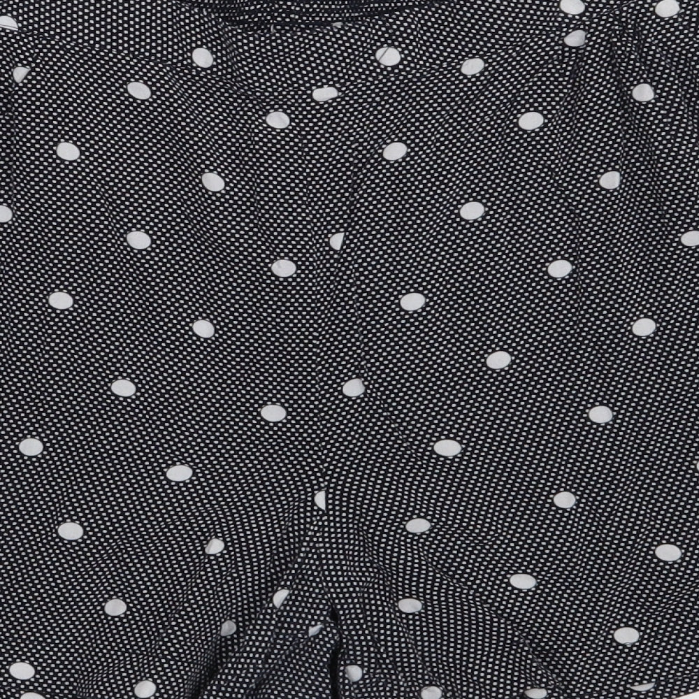 matalab Womens Blue Polka Dot Viscose Sweat Shorts Size 20 L3 in Regular